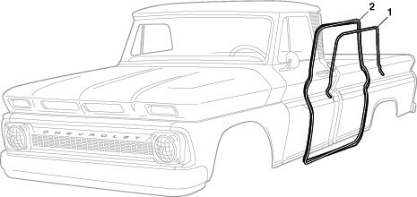 Chevy c10 truck - truck, door